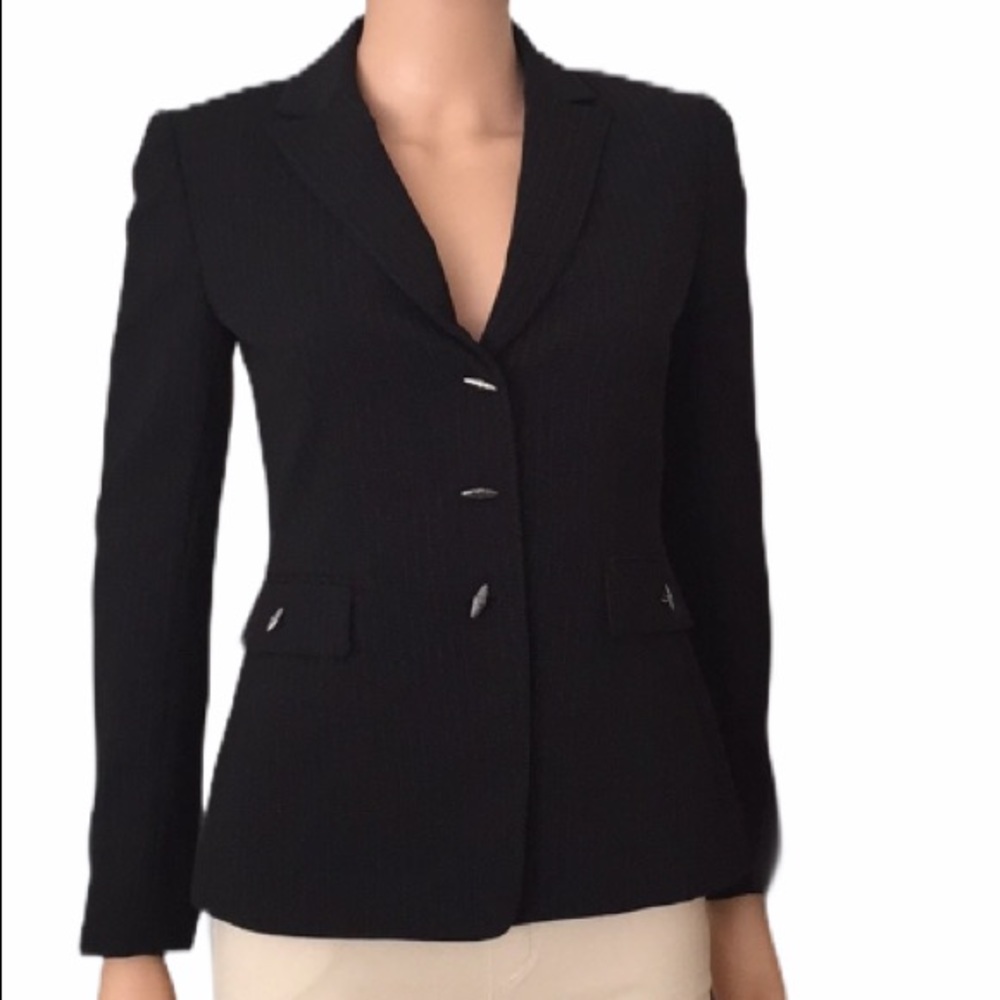 NWOT Tahari Tailored Pinstriped Pantsuit size 2P